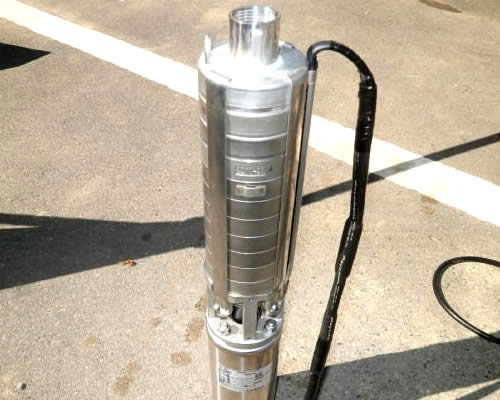 テラル製TWS-600Wの深井戸水中ポンプの設置