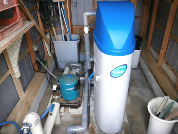 家庭用軟水機「ピュアソフナー」